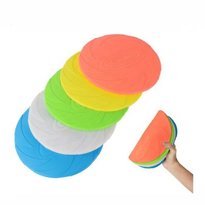 Promotional TPR material Pet resistance to bite flying disc