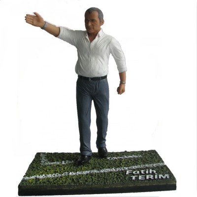 custom realistic  7 inches  football coach figure for souvenir