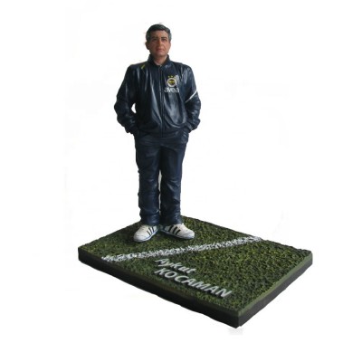 custom realistic  7 inches  football coach figure for souvenir