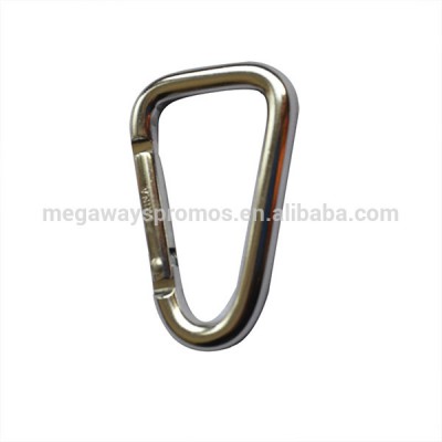 Aluminum Carabiner Triangle Shape Camp Camping Snap Hook Hiking Keychain