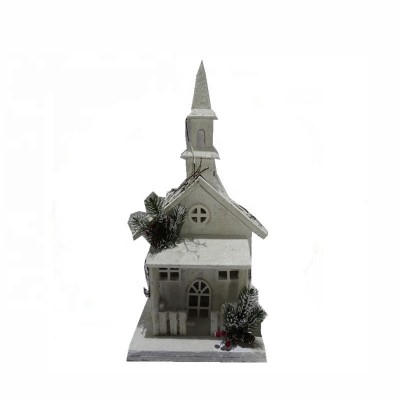 Wholesale christmas decoration wooden christmas house