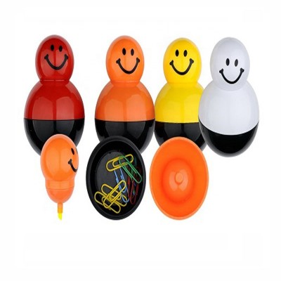 Custom high quality Plastic bowling shaped highlighter