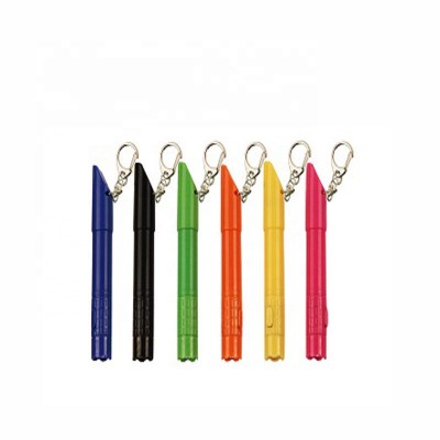 Wholesale plastic ball pen with keychain